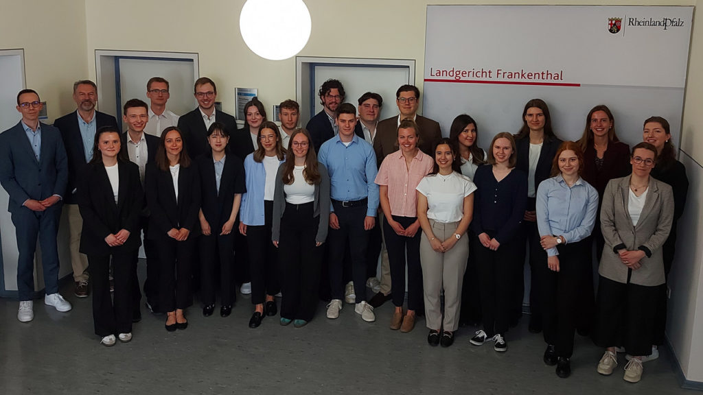 Neuer Referendarslehrgang beim Landgericht Frankenthal (Pfalz)