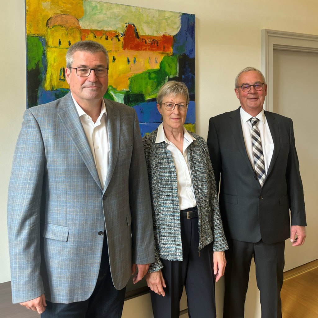 Peter Fay (links), Iris Fay und Rolf Schiller