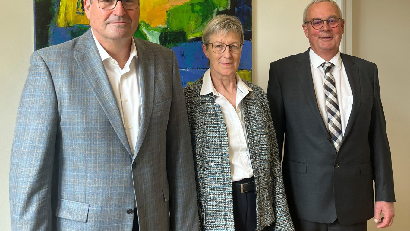 Peter Fay (links), Iris Fay und Rolf Schiller